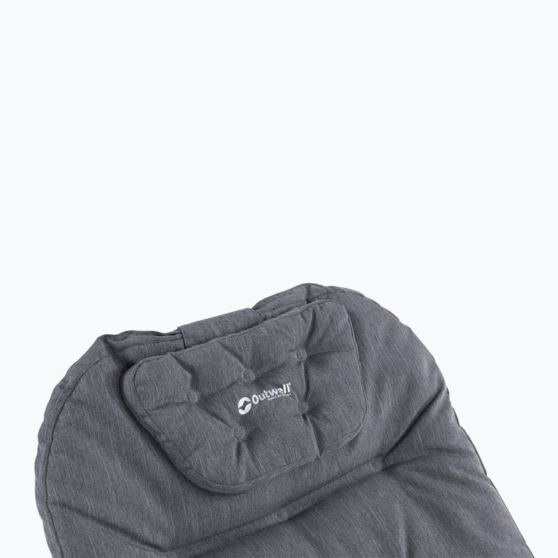 Outwell Fontana Lake, lettino da escursione nero/grigio 4