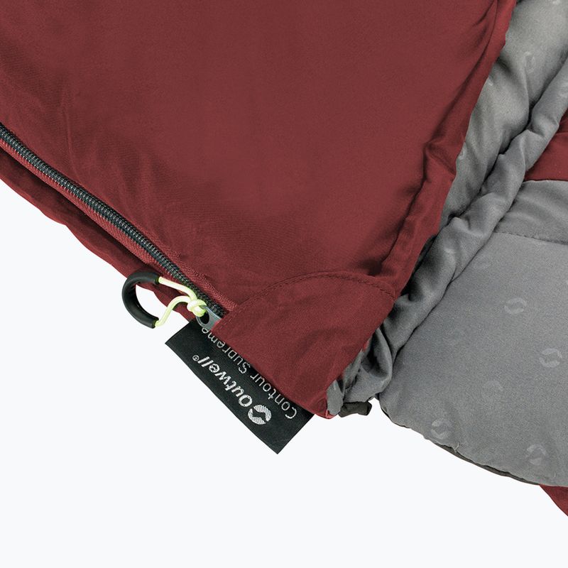 Sacco a pelo Outwell Contour Lux rosso 13
