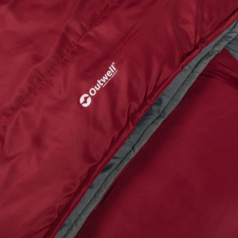 Sacco a pelo Outwell Contour Lux rosso 4