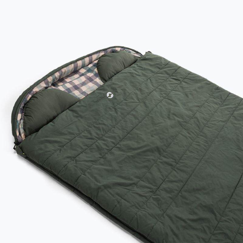 Sacco a pelo Outwell Camper Lux Double verde bosco 2