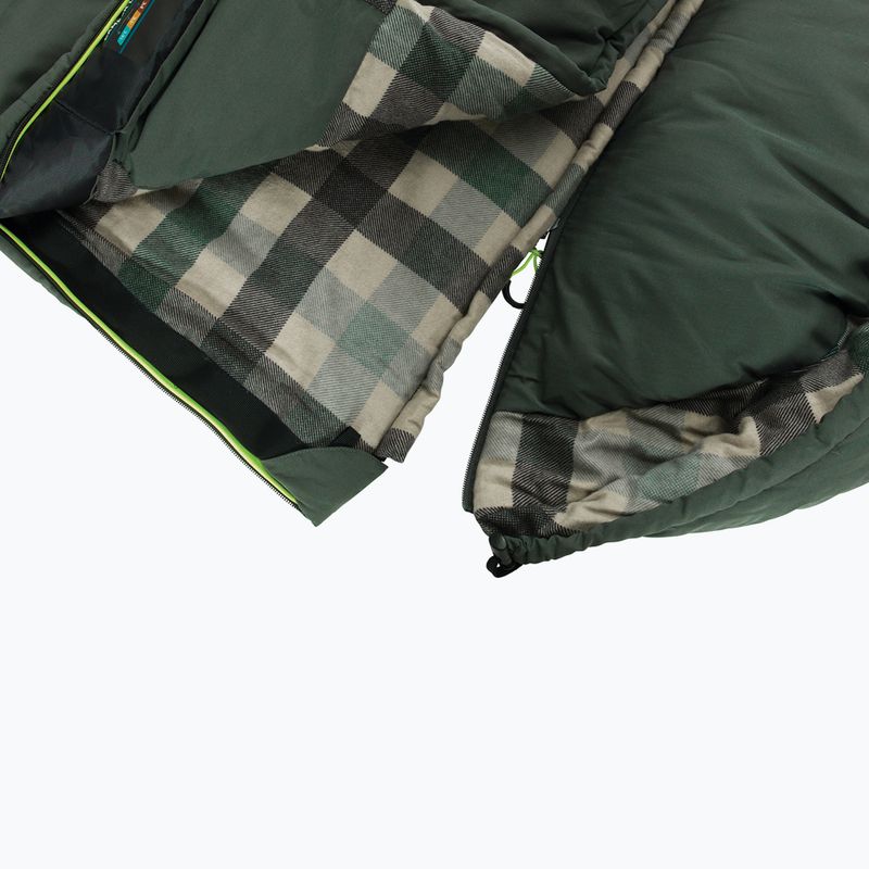 Sacco a pelo Outwell Camper Lux Double verde bosco 8