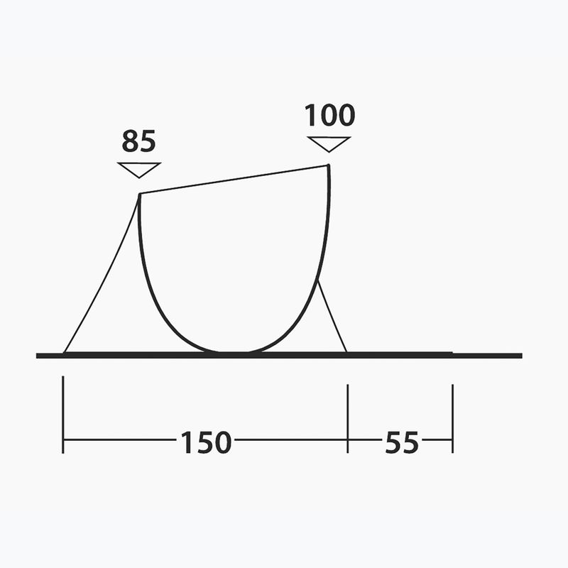 Tenda da spiaggia Outwell Eastbourne Beach Shelter light grey 6