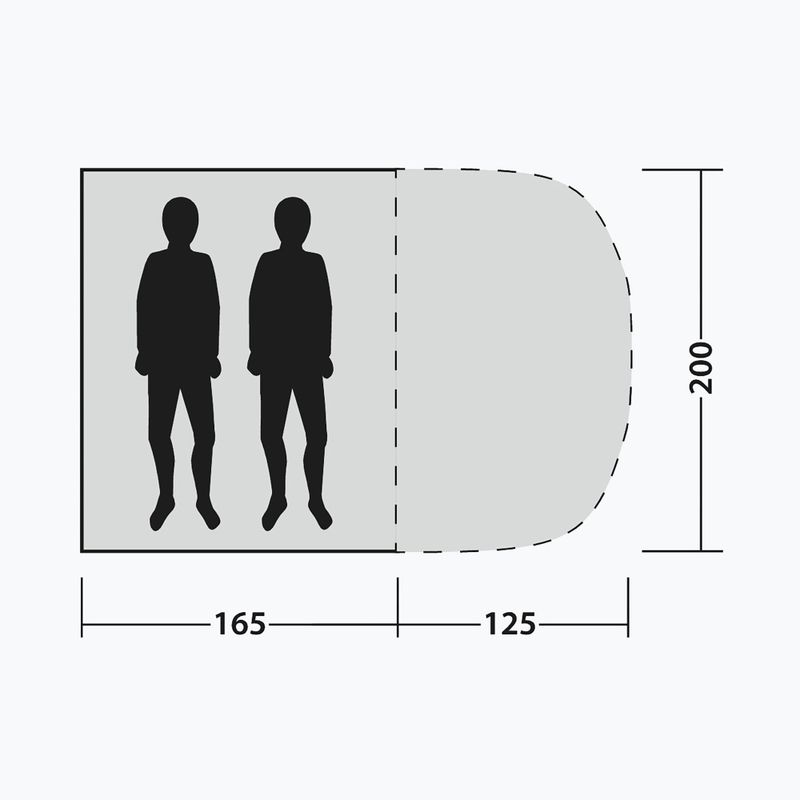 Tenda da spiaggia Outwell Whitby Beach Shelter light grey 7