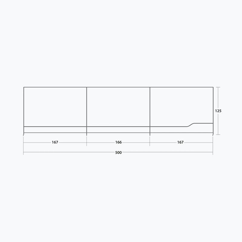 Paravento Outwell Oklahoma Windscreen gray 3