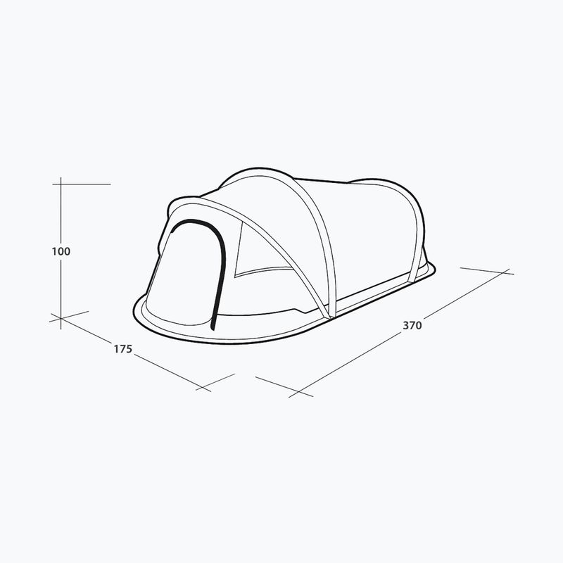 Tenda da campeggio 2-osobowy Outwell Nexion 2 Ocean blue/green 9