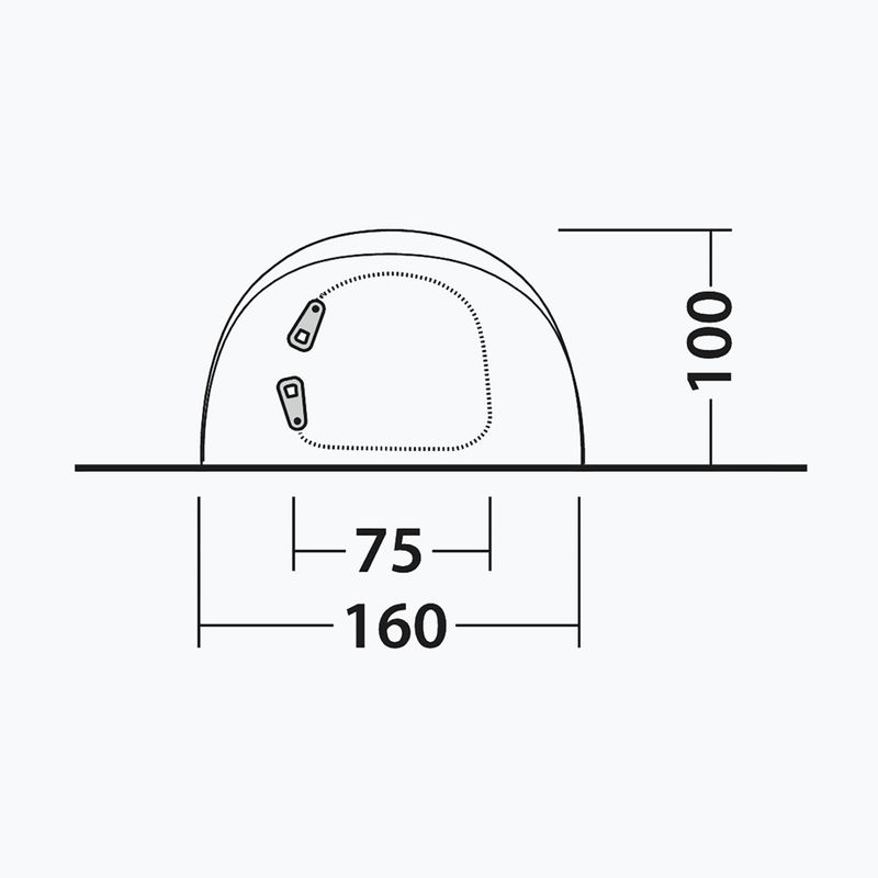 Tenda da campeggio 2-osobowy Outwell Nexion 2 Ocean blue/green 10