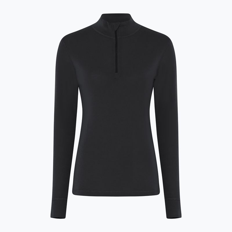 Felpa termica donna Dovre Wool Zip black 5