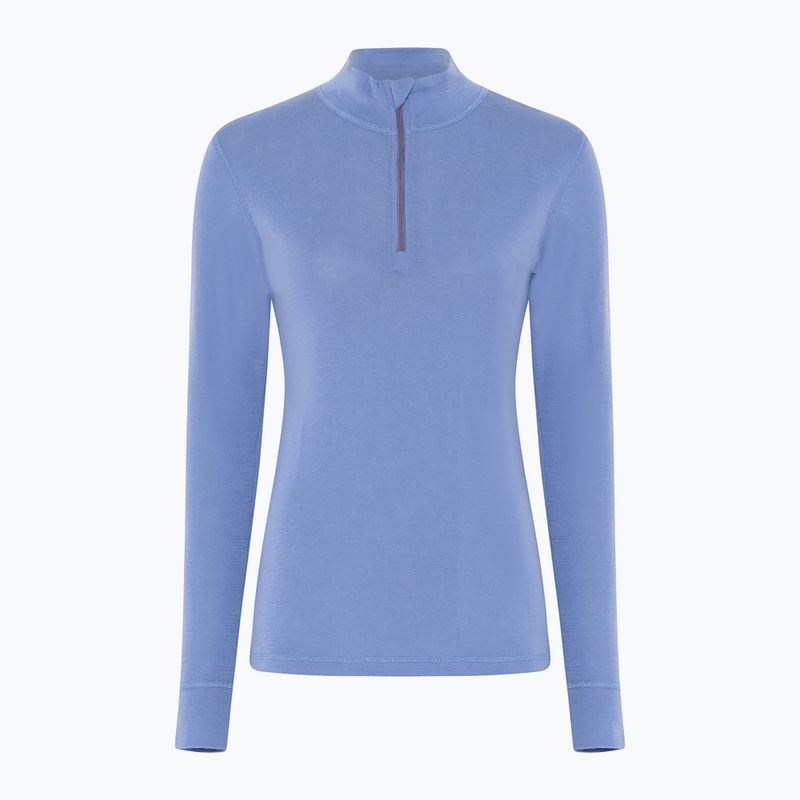Felpa termica donna Dovre Wool Zip blue 5