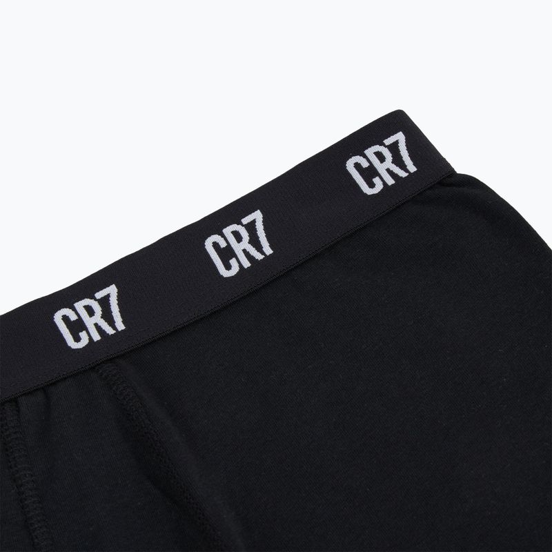 Boxer CR7 Basic Trunk da uomo 3 paia bianco/grigio/ nero 6