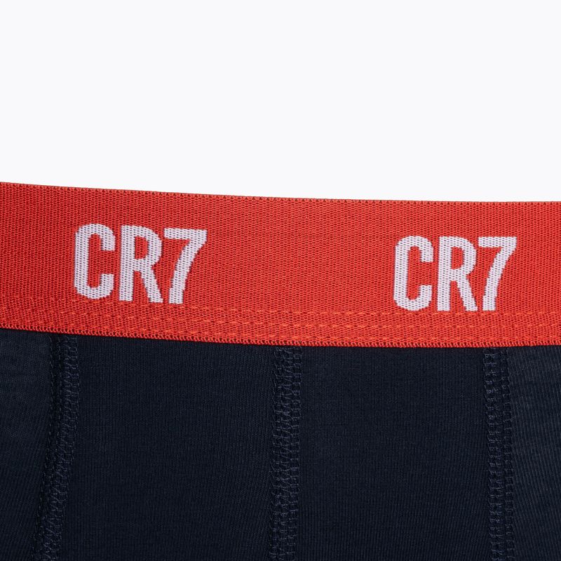 Boxer CR7 Basic Trunk da uomo 3 paia grigio melange/rosso/navy 10