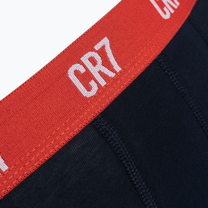 Boxer CR7 Basic Trunk da uomo 3 paia grigio melange/rosso/navy 11