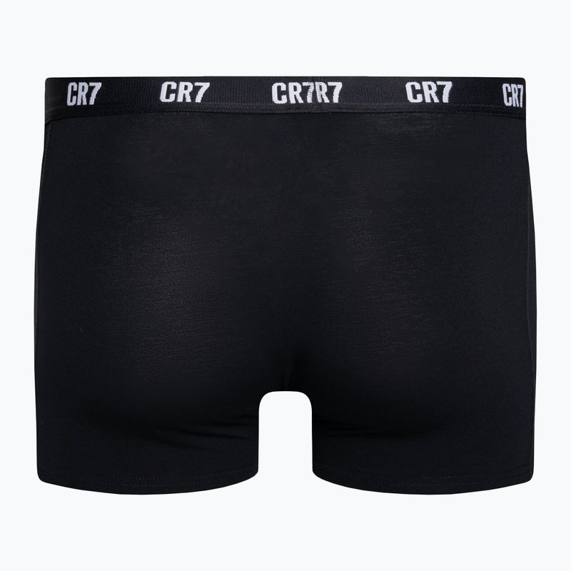 Boxer CR7 Basic Trunk da uomo 5 paia nero 3