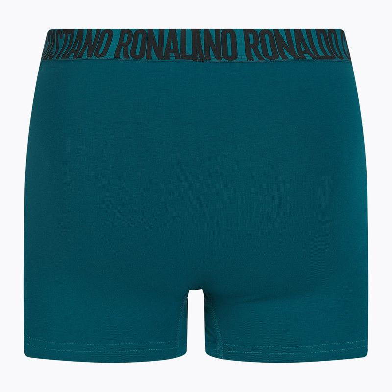 Boxer CR7 Basic Trunk da uomo 3 paia blu/navy 6