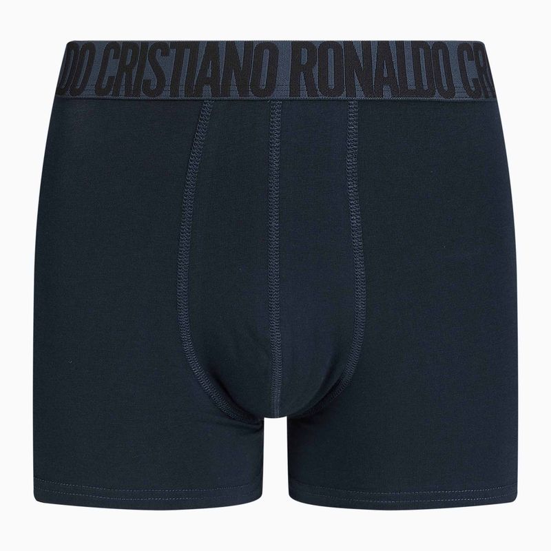 Boxer CR7 Basic Trunk da uomo 3 paia blu/navy 8