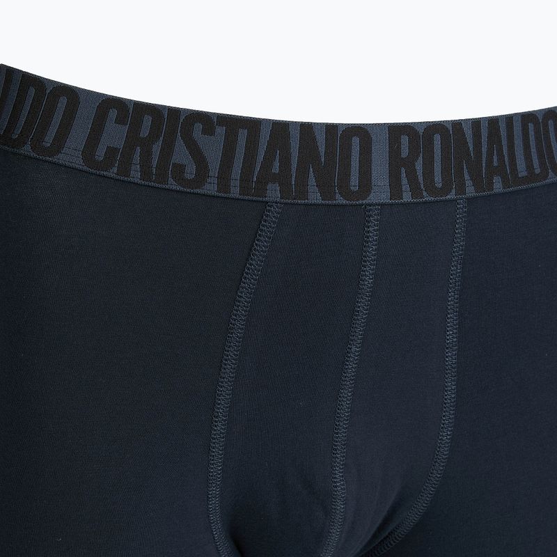 Boxer CR7 Basic Trunk da uomo 3 paia blu/navy 10