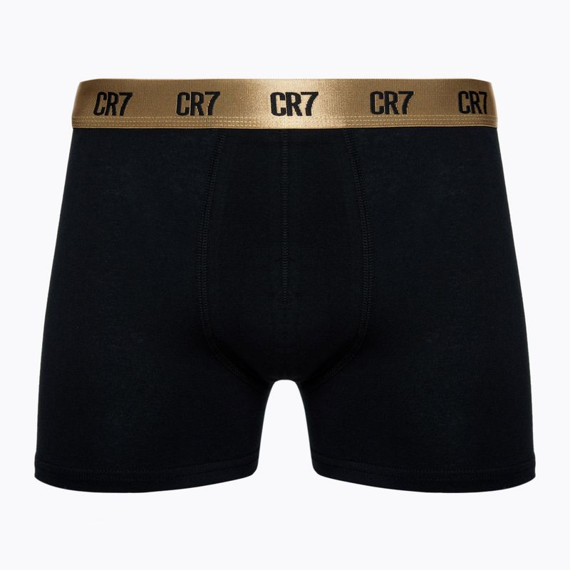 Boxer CR7 Basic Trunk da uomo 5 paia oro 2