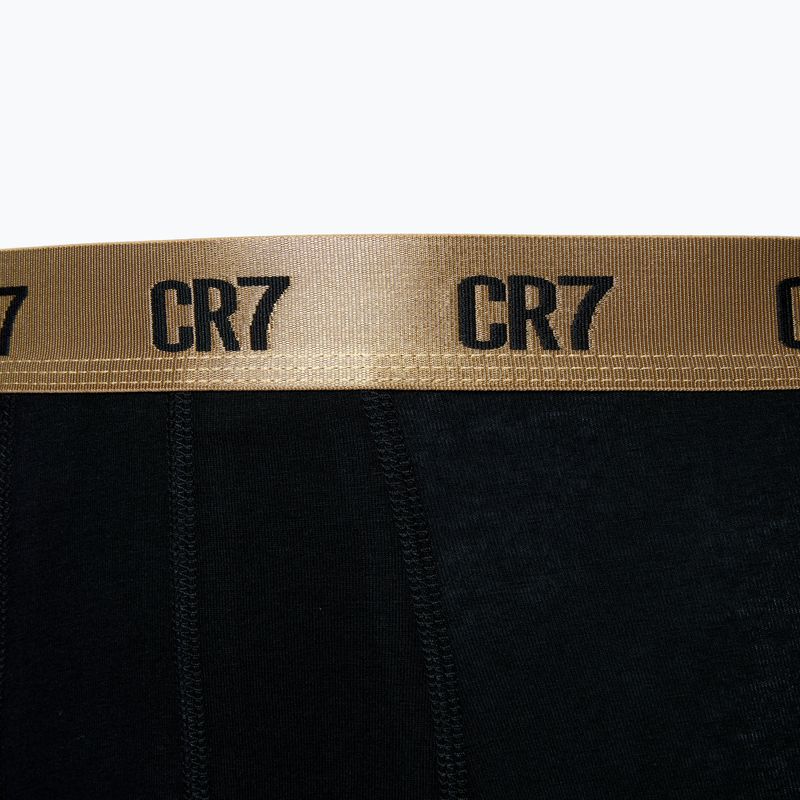 Boxer CR7 Basic Trunk da uomo 5 paia oro 4