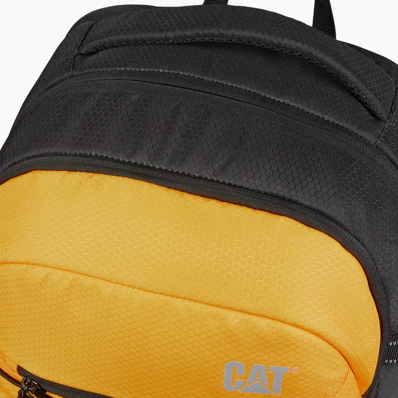 Zaino urbano Caterpillar Logan Backpack 25 l black/yellow 5