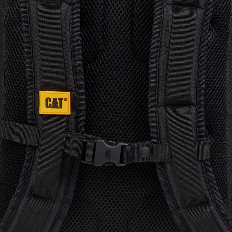Zaino urbano Caterpillar Logan Backpack 25 l black/yellow 10