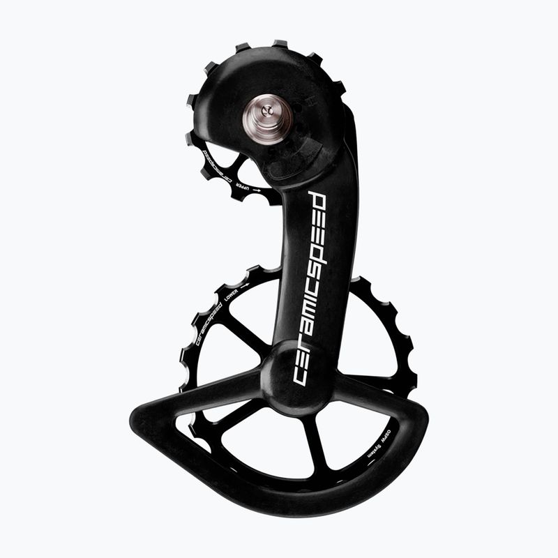 CeramicSpeed carrello deragliatore OSPW serie 9100/R8000 rivestito nero 106317