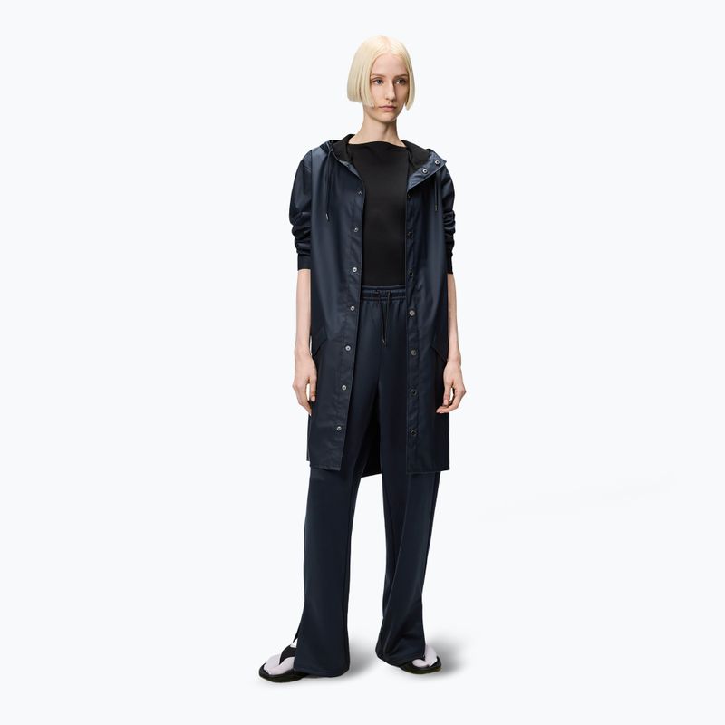 Giacca lunga Rains navy