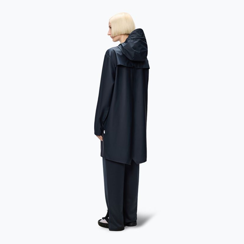 Giacca lunga Rains navy 2