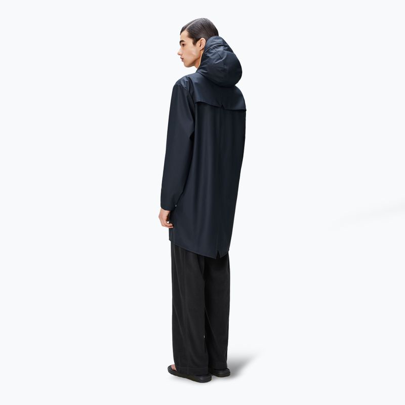 Giacca lunga Rains navy 6