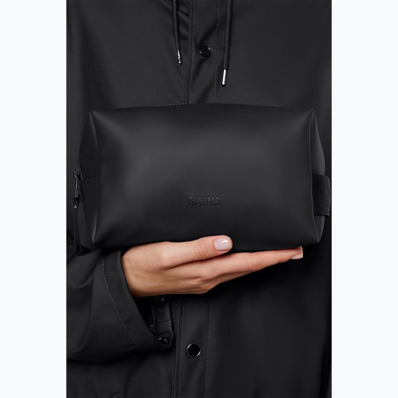 Rains Wash Bag Small W3 3 l nero 3