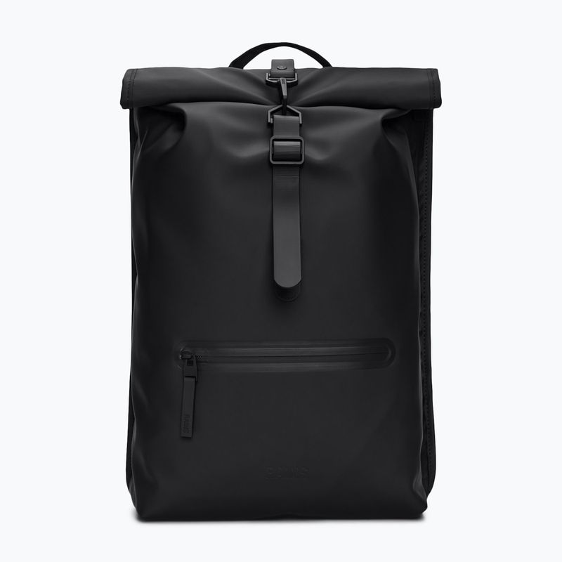 Zaino Rains Rolltop W3 13 l urban backpack nero