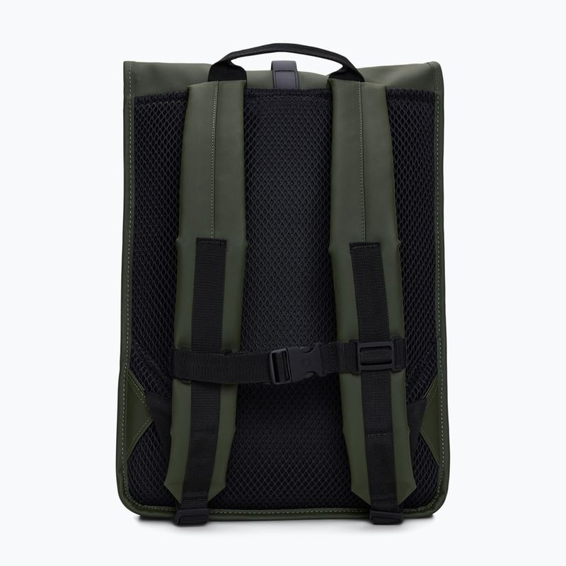 Zaino urbano Rains Rucksack Rolltop 13 + 4 l green 2