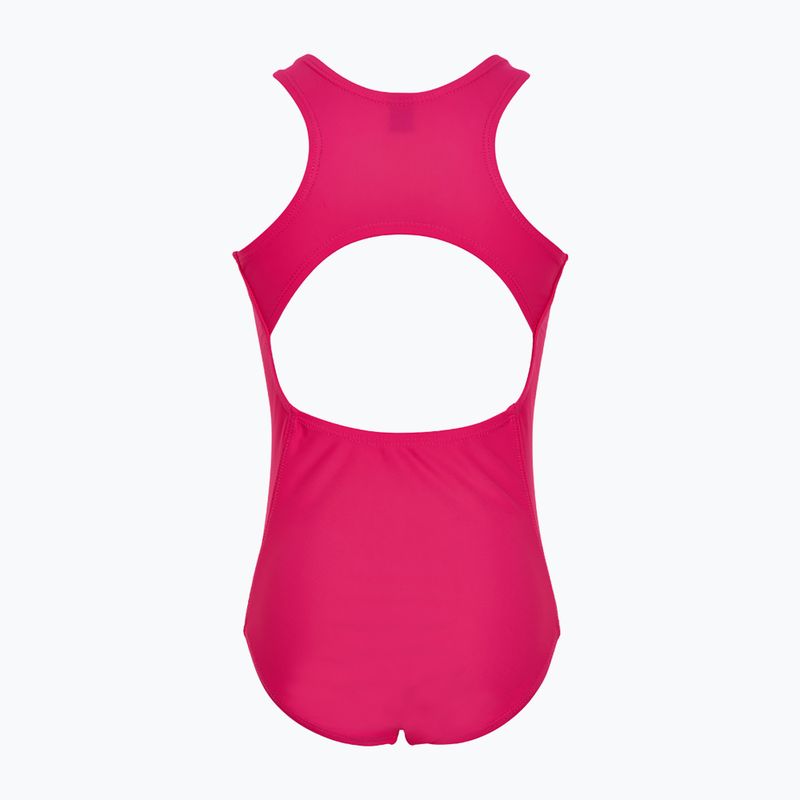 Colore Costume intero da bambino tinta unita rosa/fiore 2