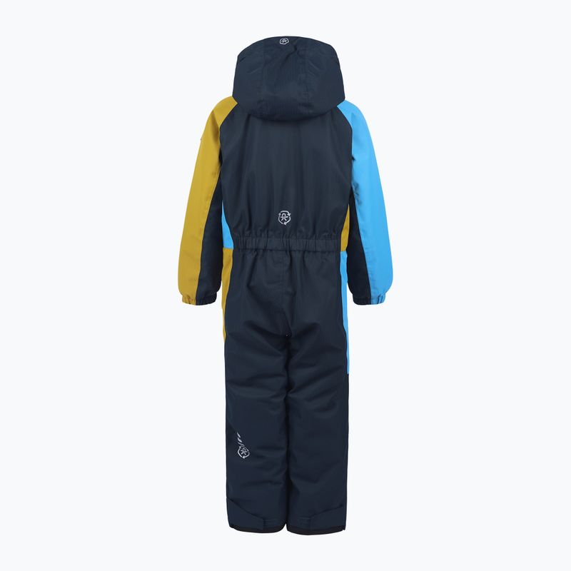 Tuta da sci per bambini Color Kids Coverall Colorblock AF 10.000 blu 2