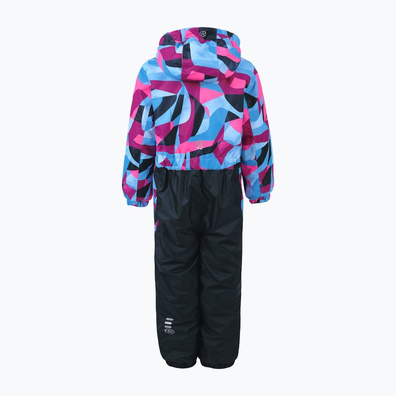 Tuta da sci per bambini Color Kids Coverall AOP AF 10.000 festival fucsia 2