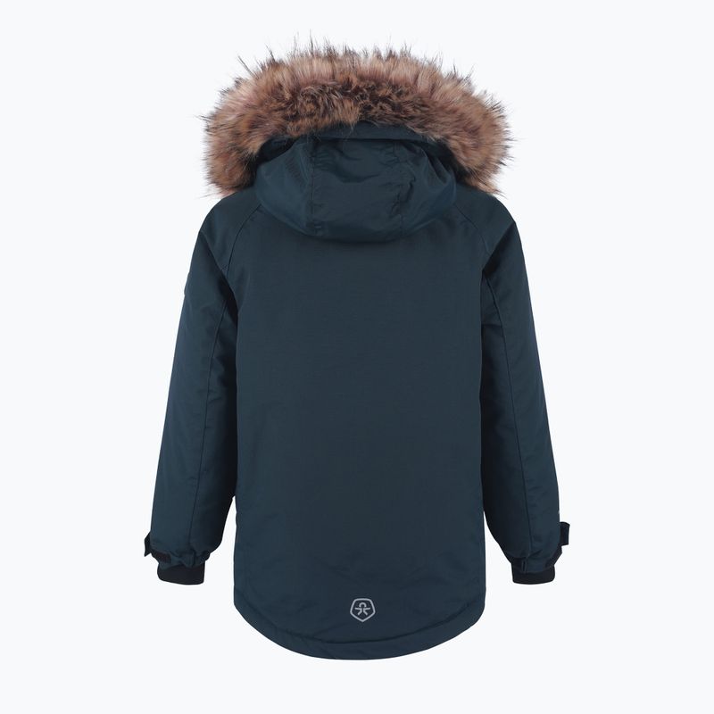 Colore Bambini Giacca invernale Parka w. Pelliccia finta AF 10.000 eclissi totale 6