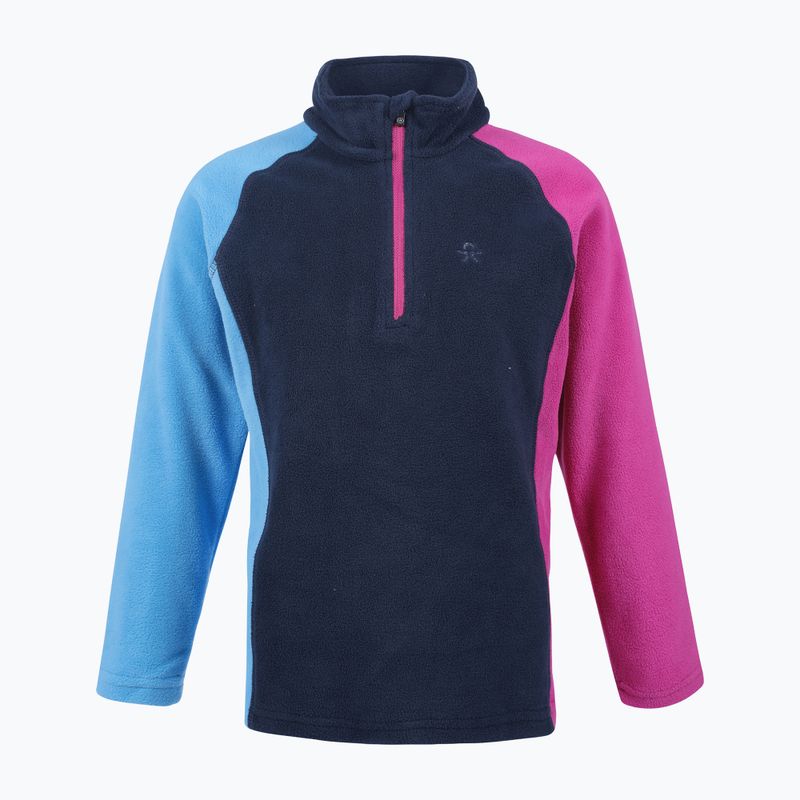 Felpa Color Kids Fleece Pulli Colorblock festival fucsia