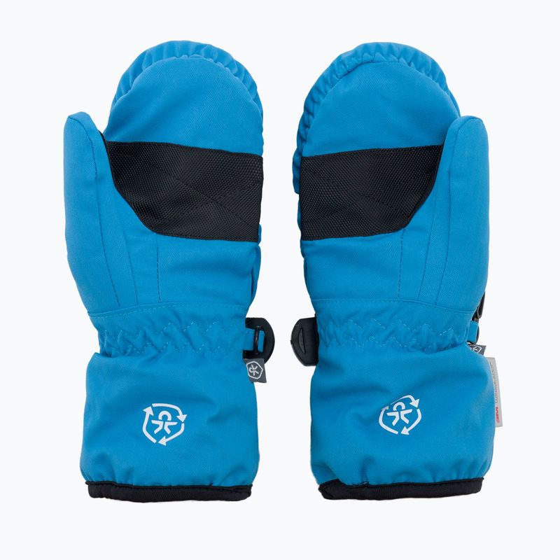 Guanti da sci Colore Bambini Muffole Impermeabile blu 2