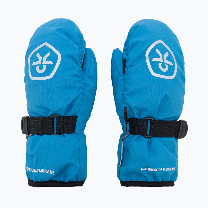 Guanti da sci Colore Bambini Muffole Impermeabile blu 3