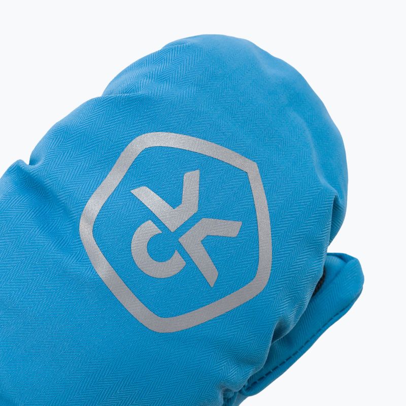 Guanti da sci Colore Bambini Muffole Impermeabile blu 4
