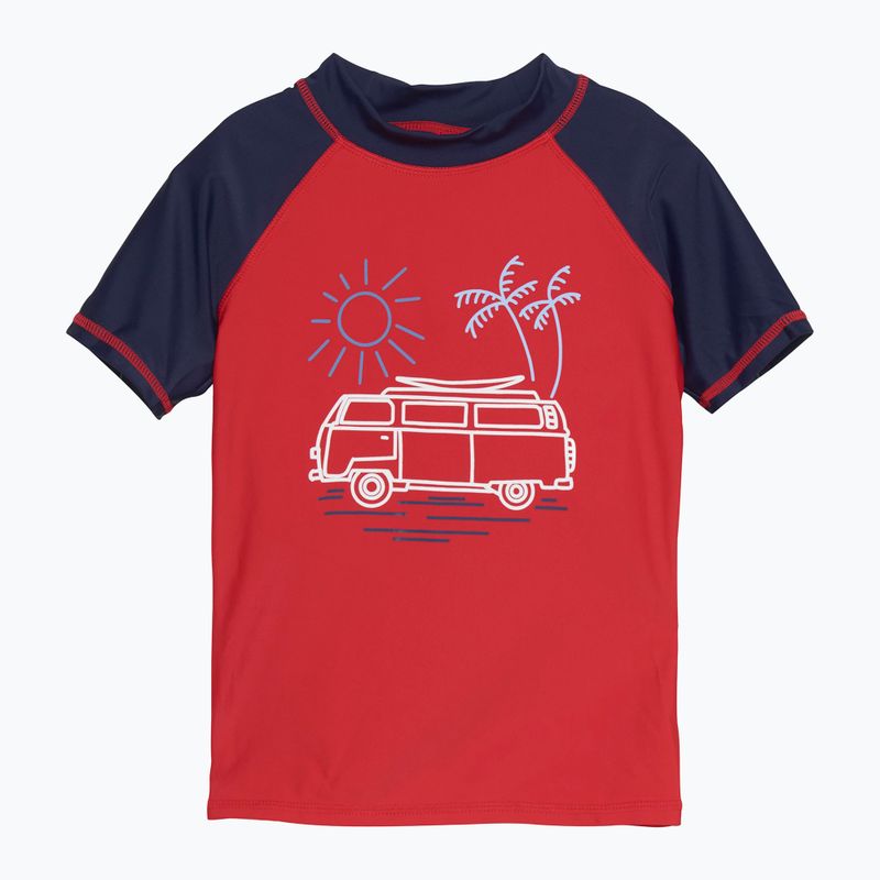 Camicia da bagno Color Kids Print goji/berry