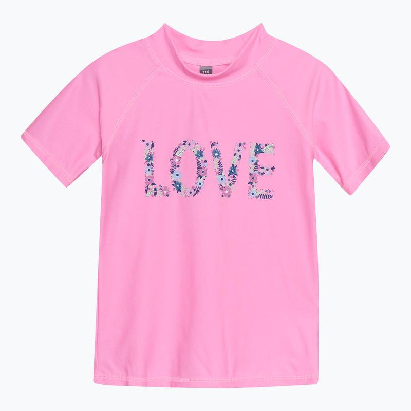 Colore Bambini Stampa begonia/rosa camicia da bagno