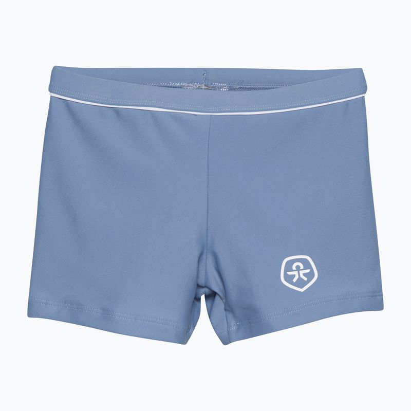 Colore Bambini Boxer da bagno tinta unita coronet/blu