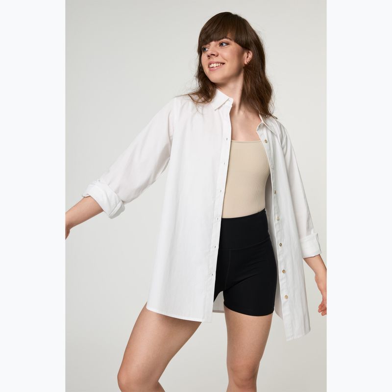 Girlfriend Collective Penny Square Neck crema donna formazione corpo 6