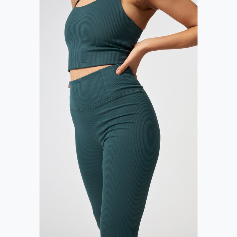 Girlfriend Collective leggings da allenamento da donna Rib moss 5