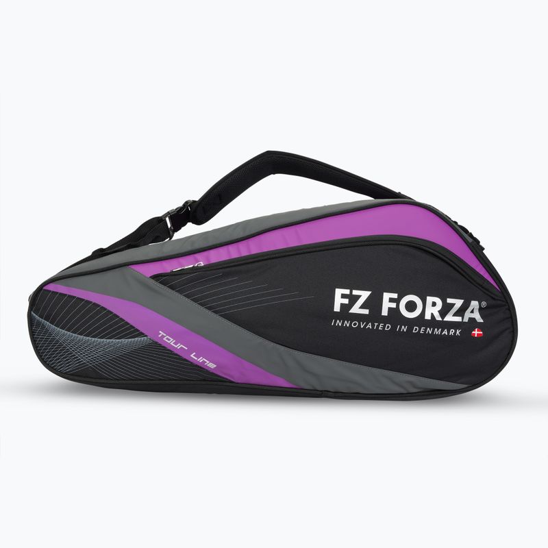 FZ Forza Tour Line borsa da badminton 12 pezzi fiore viola