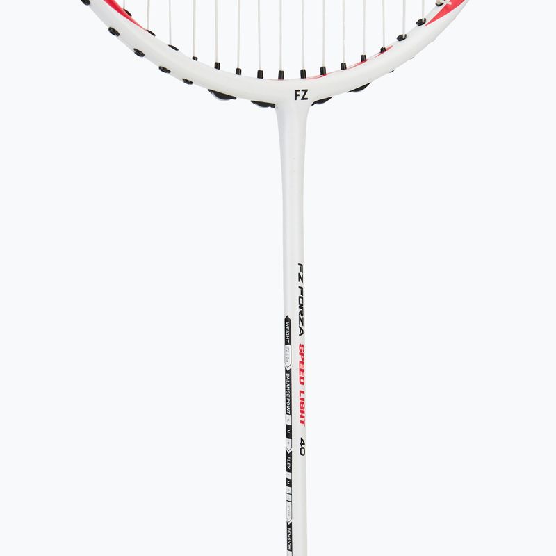 Racchetta da badminton FZ Forza Speed Light 40 bianca 4