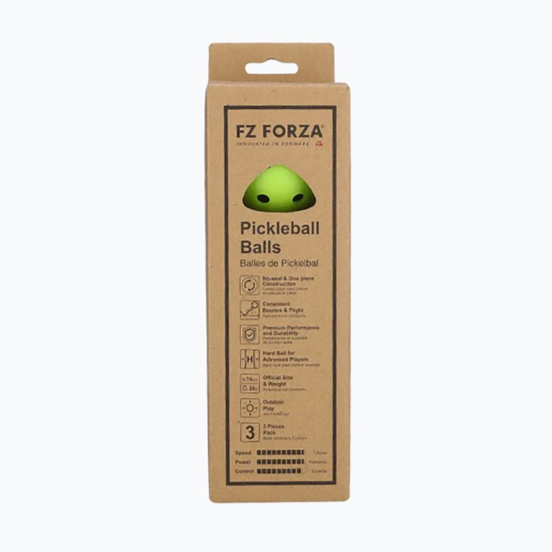 Palline da pickleball FZ Forza 40H 3 pack yellow 2