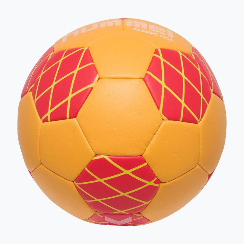 Pallone da pallamano per bambini Hummel Classic HB Jr orange/red/yellow size 0 3