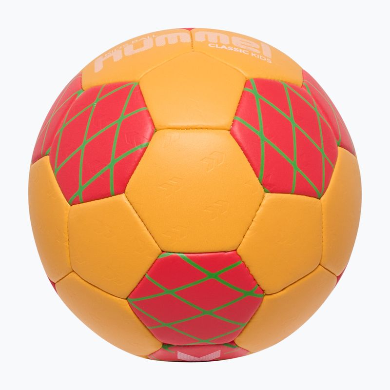 Pallone da pallamano per bambini Hummel Classic HB Jr orange/red/green size 0.0 3
