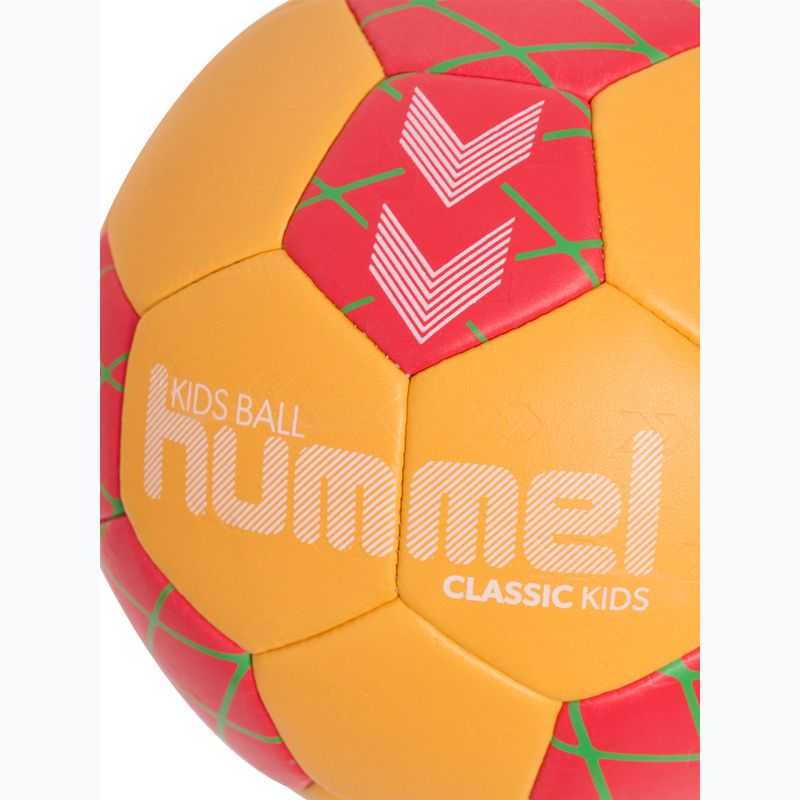 Pallone da pallamano per bambini Hummel Classic HB Jr orange/red/green size 0.0 4