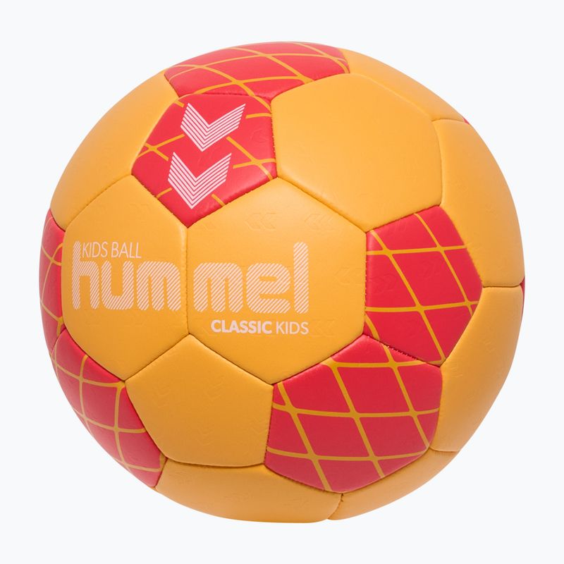Pallone da pallamano per bambini Hummel Classic HB Jr orange/red size 1 2